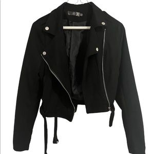 Misguided Suede Moto Jacket